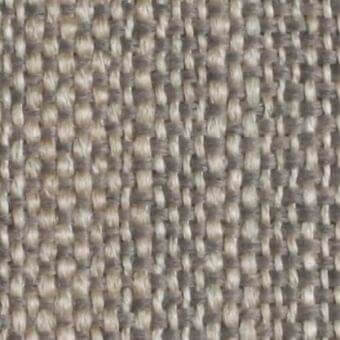 Woven fabric texture, muted beige and gray tones, dense grid pattern with natural fiber yarns, n42 Constantini Pietro collection.